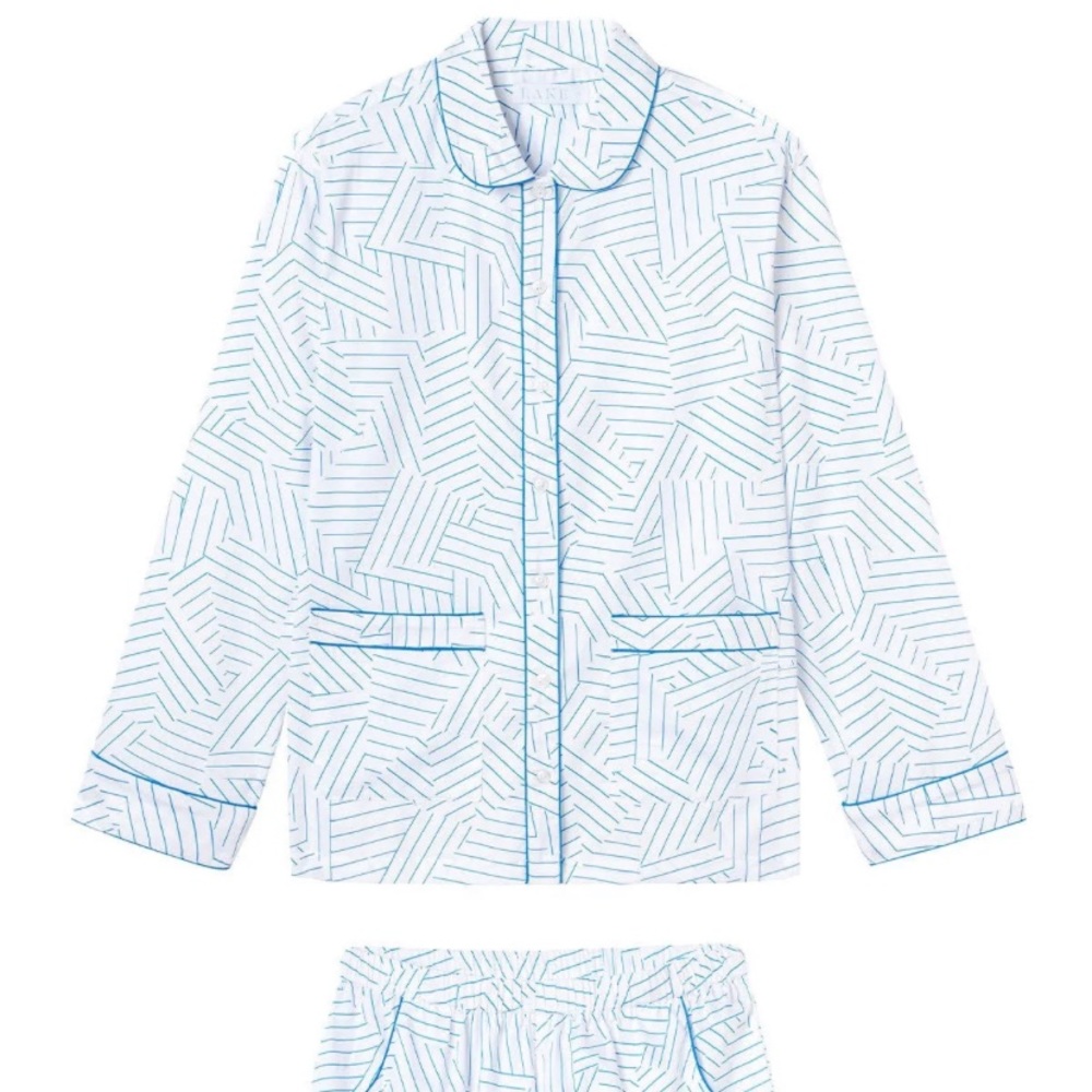 LAKE x Schumacher Poplin Pajama Set